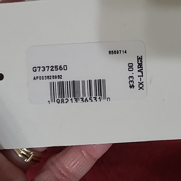 NWT Fernandina Beach women's long-sleeved V-neck t-shirt size 2X - Picture 6 of 9